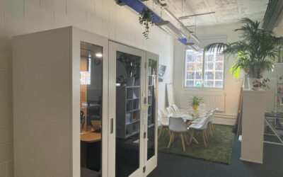 How TDC uses meeting pods to improve their work environment in the post-covid world?